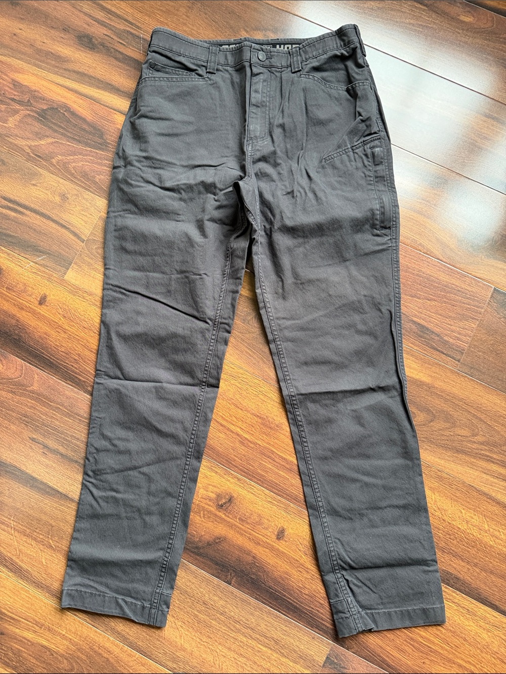 Alaskan Hardgear Duluth Pants 10 Charcoal Gray Slim Leg Stretch AKHG